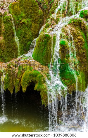 Bigar waterfall in the winter