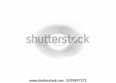 White spinner on a white background. A toy