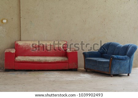 Very old sofa