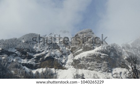 Wintry landscape / Kandersteg Switzerland