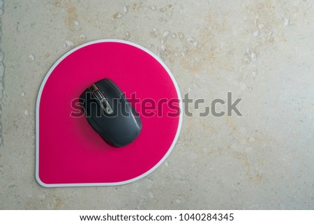mouse pad with computer mouse flash memory 