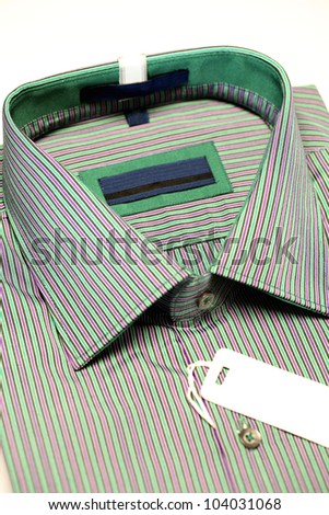 Close up view of a formal shirt