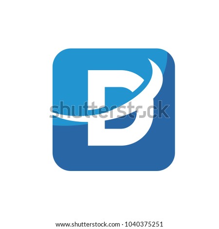 D letter logo initials