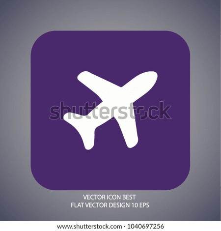 Airplane Vector icon