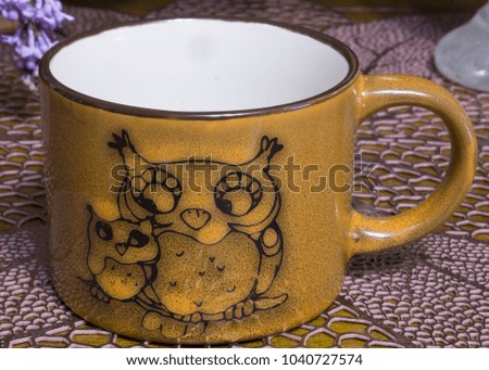 cup with owl