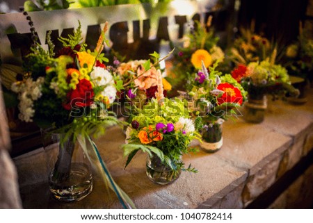 beautiful wedding bouquet Royalty-Free Stock Photo #1040782414