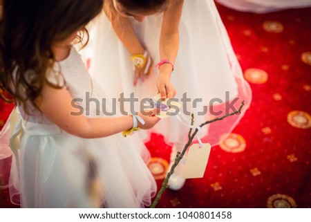 preparations for the wedding ceremony the bride, hairstyle, makeup, beauty Royalty-Free Stock Photo #1040801458