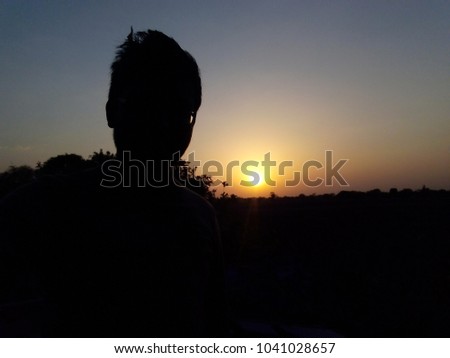 A beautiful sunset picture