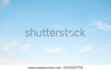 blue sky clouds Royalty-Free Stock Photo #1041029758