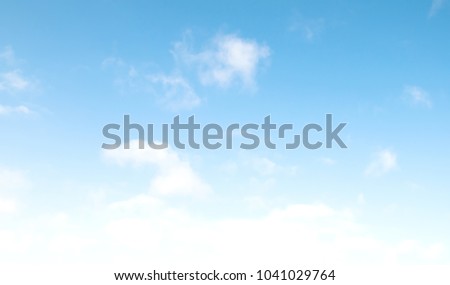 blue sky clouds Royalty-Free Stock Photo #1041029764