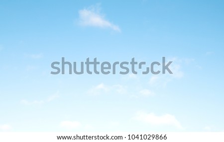 blue sky clouds Royalty-Free Stock Photo #1041029866