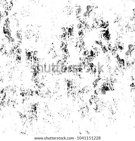 Black aBlack and white abstract background. Monochrome texture of dots, cracks, dust, stain. Pattern for printing and designnd white abstract background. Monochrome texture of dots, cracks, dust, stai