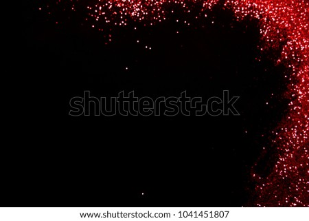 festive red glitter background.