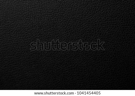 Leather black texture.Black dark leather background. 