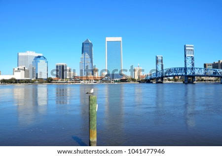 Jacksonville, Florida  Riverfront landscape