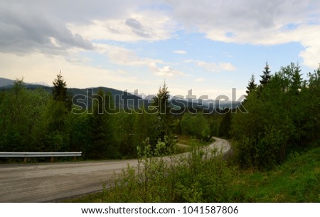 Travel photos: Spring landscape of the valley of Valdres- Fagernes, Norway 