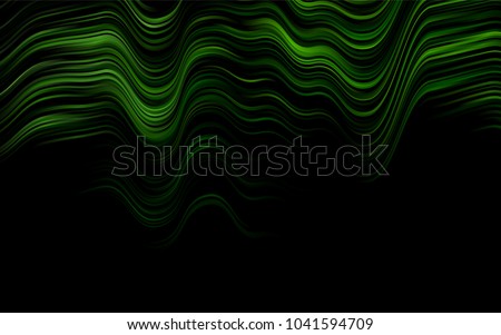 Dark Green vector background with lava shapes. Creative geometric illustration in marble style with gradient. A completely new template for your business design.