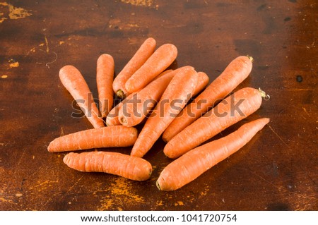 Close up of fresh carrots
