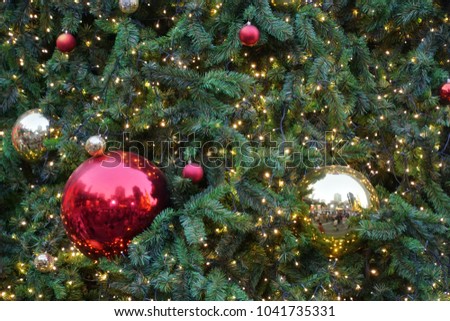 Ball on Christmas tree