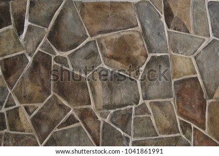 Natural stone wall pattern