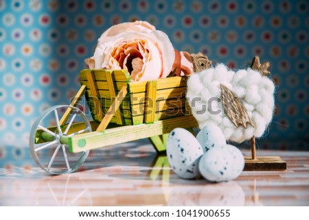 Beautiful Easter and Spring themed pictures with decorations. 