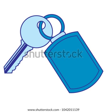 key with keychain access door