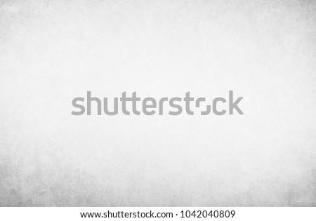 Paint (50%), texture (50%). Texture of the painted surface of a smooth rough wall. Relief plane. Balanced gray color. Light reflex. White Design Background. Artistic plaster. Rastered image. Royalty-Free Stock Photo #1042040809