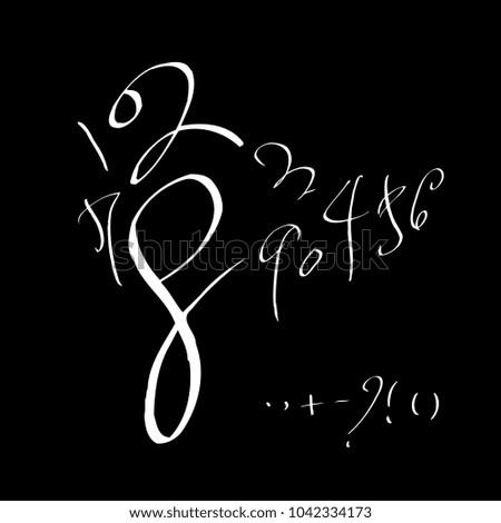 Vector fonts / Handwritten calligraphy