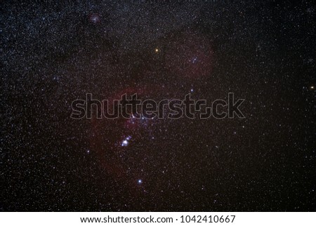 Orion with Barnard loop