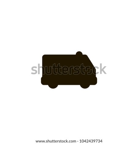 minibus icon. sign design