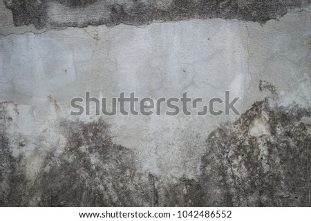 White walls cracking,old grungy texture, grey concrete wall,Texture grey concrete wall with cracks.