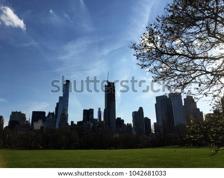 Central Park skyline building New York NYC