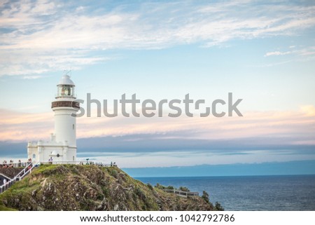 lighthouse in Byron Bay Australia Royalty-Free Stock Photo #1042792786