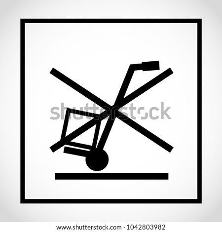 Icon package. Do not use hand truck here - PACKAGING - PICTORIAL MARKING FOR HANDLING OF GOODS (ISO) – Distribution packaging – Graphical symbols for handling and storage of packages