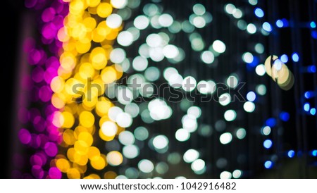 Defocused lights background abstract bokeh Dark lights can be use for wallpaper or texture and abstract 