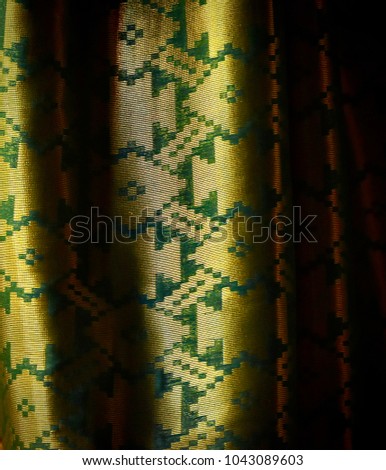 Stylish georgette sari isolated fashionable products background photograph