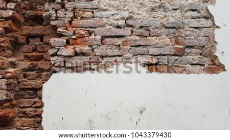 Old style brick wall