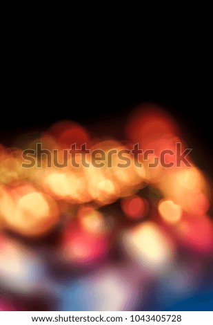Abstract lights background. Blurred and soft focus image of festive lights with bokeh