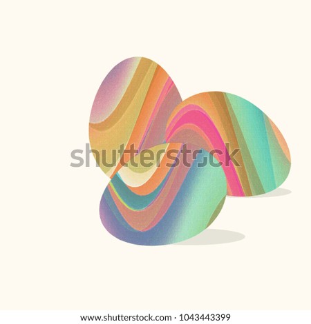 Easter Eggs - Abstract