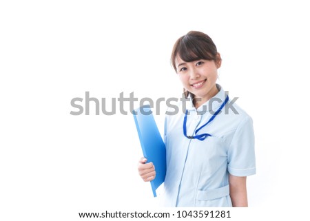 Smiling young nurse