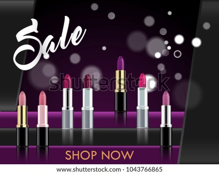 Fashion lipstick magazine ads