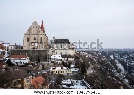 St. Nicholas Cathedral in Znojmo Czech Republic,south Moravia, Czech republic, Europe