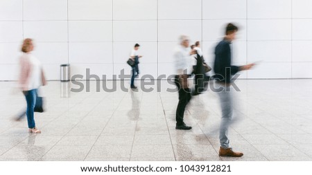 business people crowd concept image