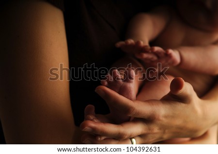 Picture of mom holding a baby
