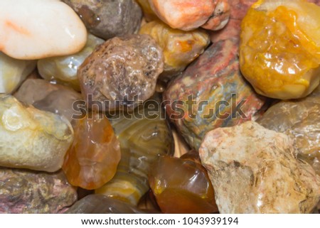 texture of multicolored stones