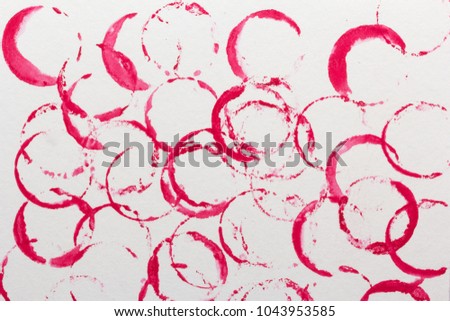 Abstract Watercolor Background on paper