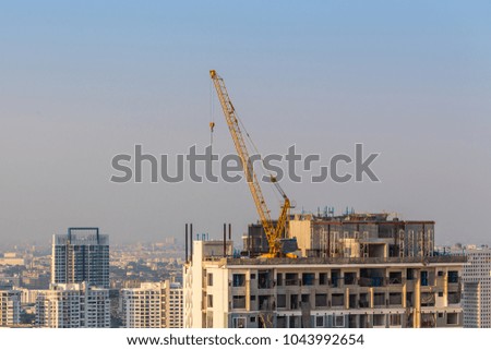construction of the new building