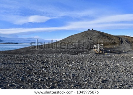 Iceland Jokulsarlon glacier lake and Diamond beach Vatnajokull