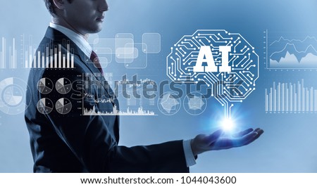 AI (Artificial Intelligence) concept. Royalty-Free Stock Photo #1044043600
