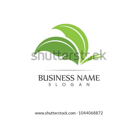 Nature leaf icon sign logo